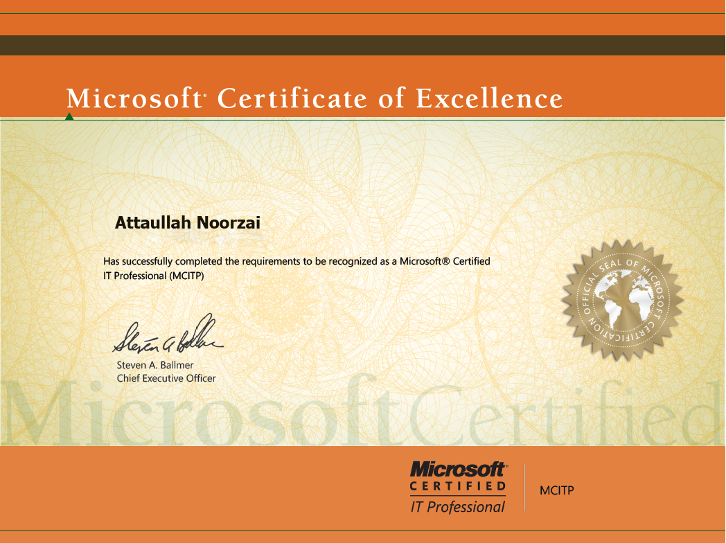 MCITP CERTIFIED IMAGES